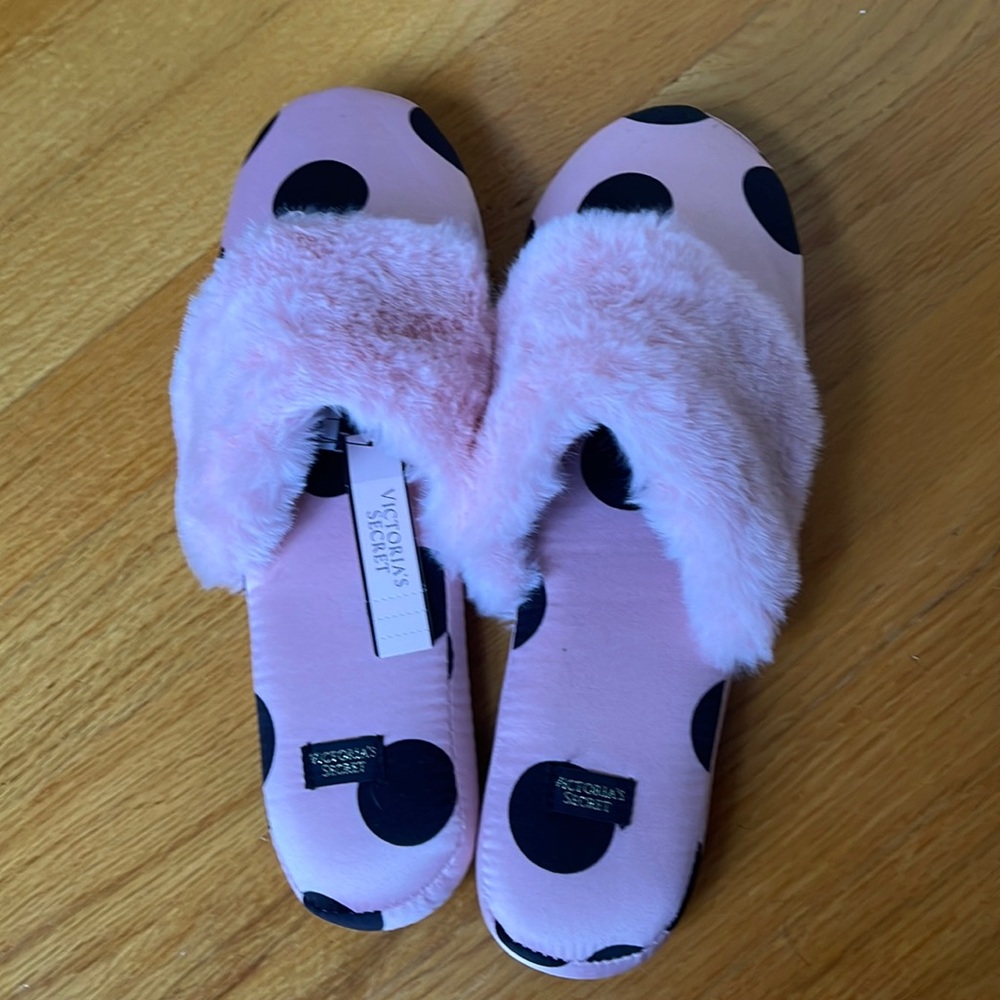 Victoria’s Secret satin slippers